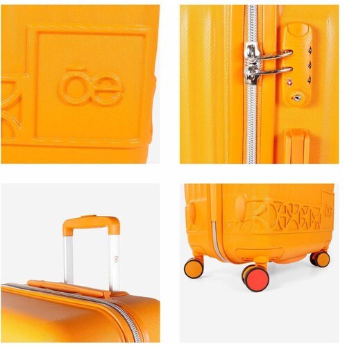 Maleta  High Soft Fireni 24" Naranja Cloe