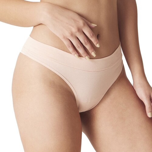 Tanga Lisa de Algodón Tops & Bottoms