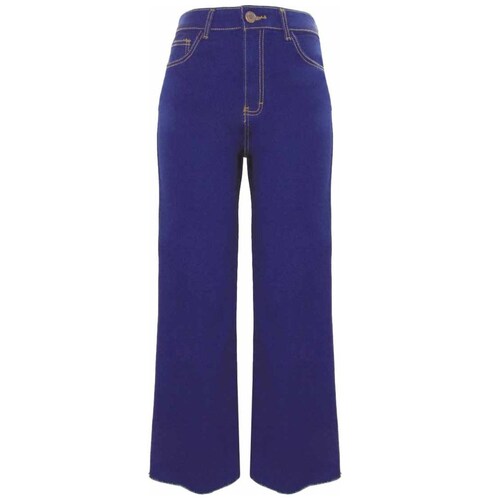 Jeans Jeans Beronna Corte Amplio Diseño Mezclilla