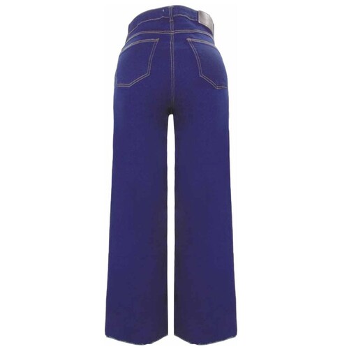 Jeans Jeans Beronna Corte Amplio Diseño Mezclilla