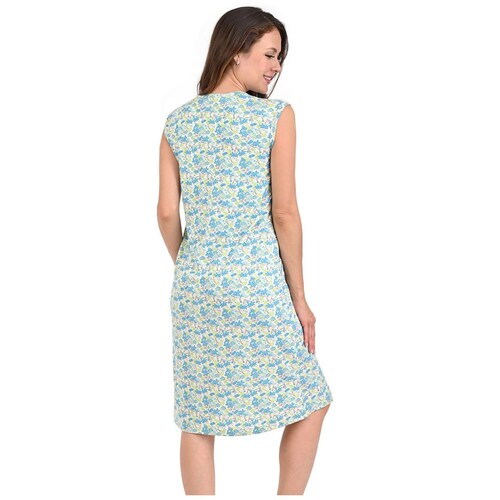 Camisón de Algodón con Manga Corta Night Stars para Mujer