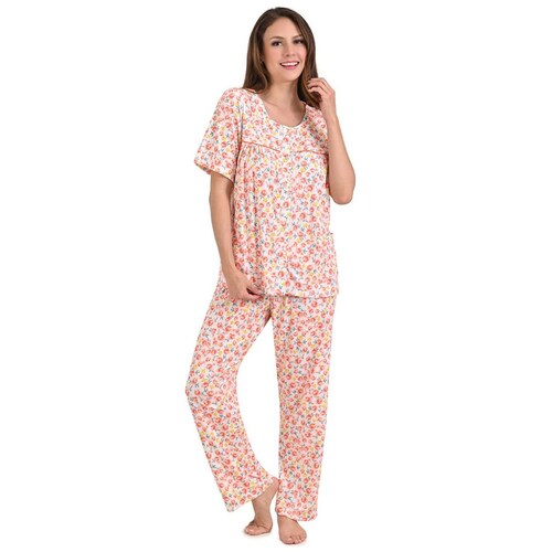 Pijama de Manga Corta Y Pantalón Night Stars para Mujer