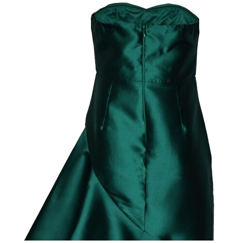 Vestido de Fiesta con Olan y Falda Asimétrica para Mujer