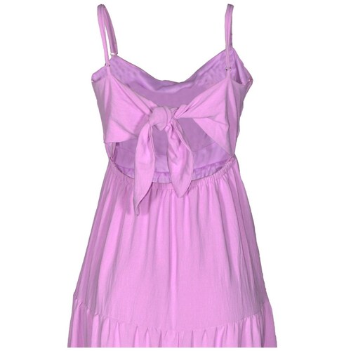 Vestido Largo con Olanes para Mujer