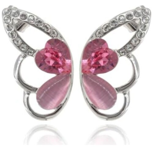 Aretes Ala de Mariposa con Cristales Mayfer