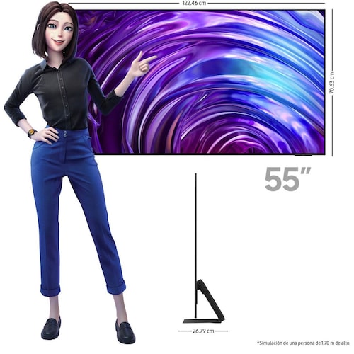 Pantalla Samsung 55 Pulgadas 4K Oled Qn55S95Dafxzx