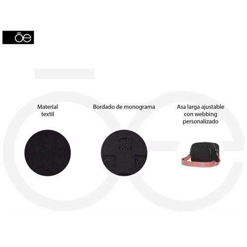 Bolso Crossbody Cloe Negro para Mujer