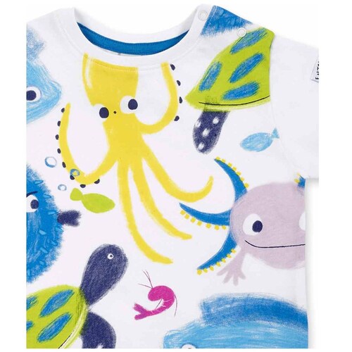 Conjunto para Bebé Playera con Estampado Manga Corta Y Short Tuc Tuc