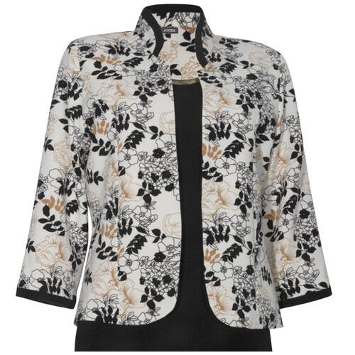 Conjunto 2 Pzas Saco Estampado Y Vestido Liso para Mujer