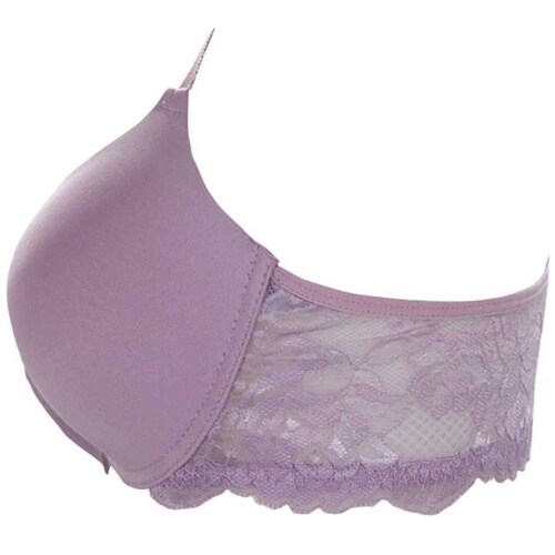 Brasier Broche al Frente con Encaje en Costado Couture