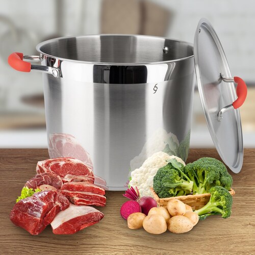 Olla Vaporera Acero Inox Ctapa 16 Lt Bogner