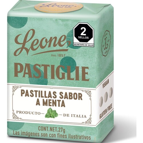 Pastillas Sabor Menta Pastiglie Leone