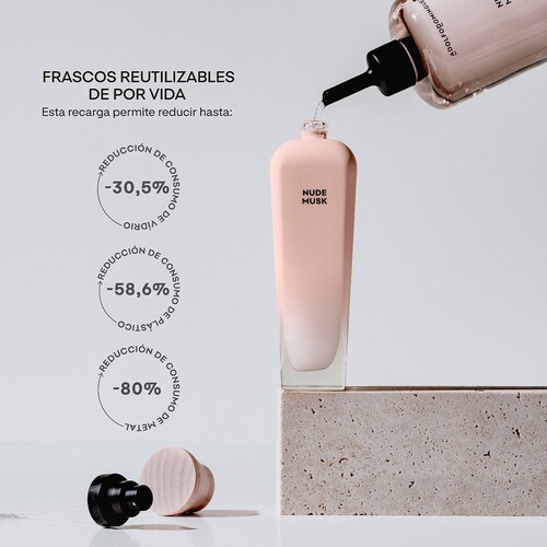 Eau de Parfum Adolfo Domínguez Nude Musk Refill 250 Ml para Mujer