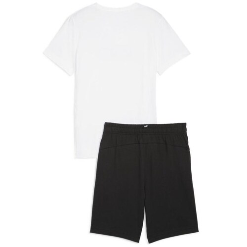 Conjunto para Niño Playera Cuello Redondo Blanca Y Short Puma
