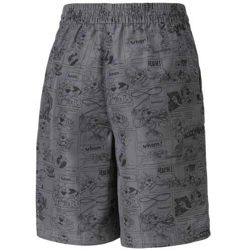 Shorts para Niño Estampado Comic Gris Puma