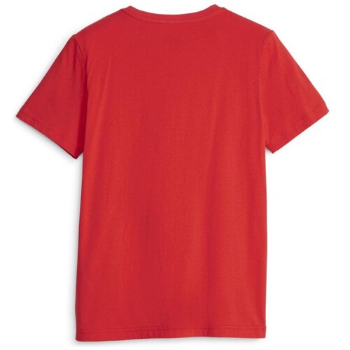 Playera para Niño Estampada Rojo Logo Puma
