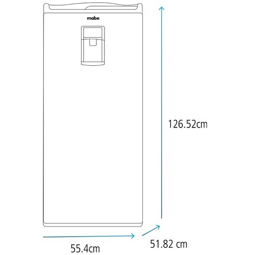 Refrigerador Mabe Semi Automático con Despachador  Rma210Pymrm0
