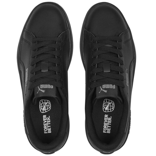 Tenis Puma Smash con Agujeta 22-25 Negro