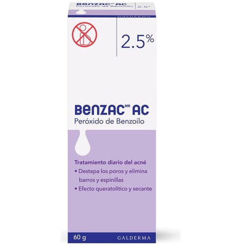 Benzac Ac Gel 2.5% 60Grs