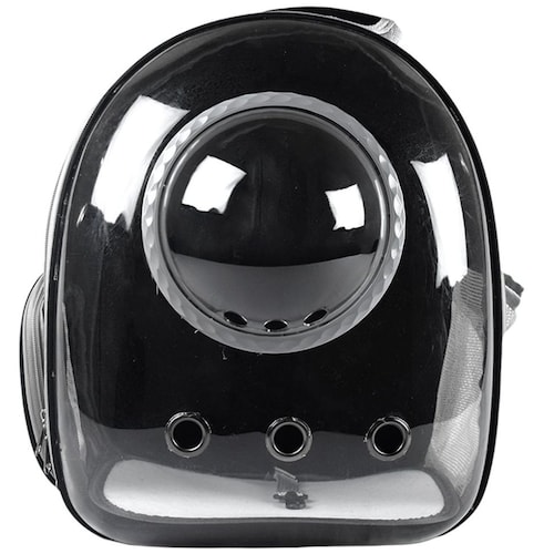 Mochila con Burbuja para Mascota Negro Fancy Pets