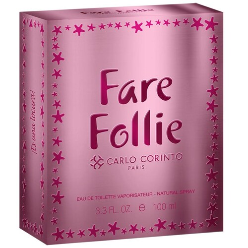 Eau de Toilette Carlo Corinto Fare Follie 100 Ml para Mujer