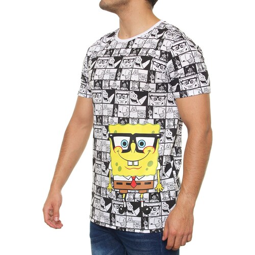Playera Manga Corta para Hombre Bob Esponja