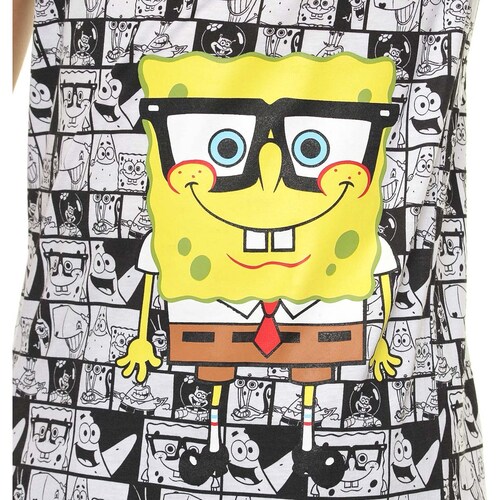 Playera Manga Corta para Hombre Bob Esponja
