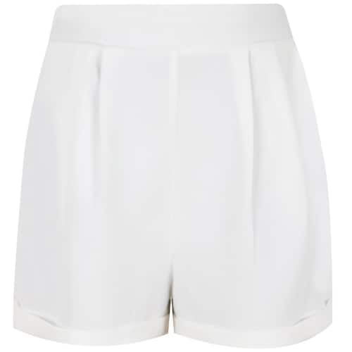 Short Just By Basel Corte Recto Diseño con Pinzas y Valenciana
