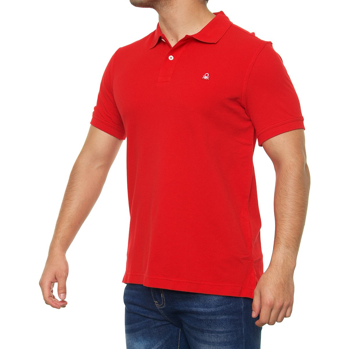 Polo Benetton Camisas Benetton Hombre Playera Polo Manga Corta