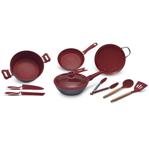 Batería 11 Pzas Master Set Rojo Flavorstone