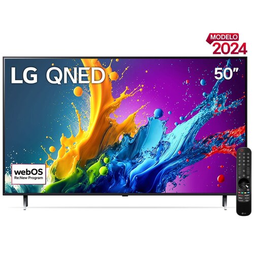 Pantalla LG Qned 50 Pulgadas 4K Smart Tv con Thinq Ai 50Qned80Tsa