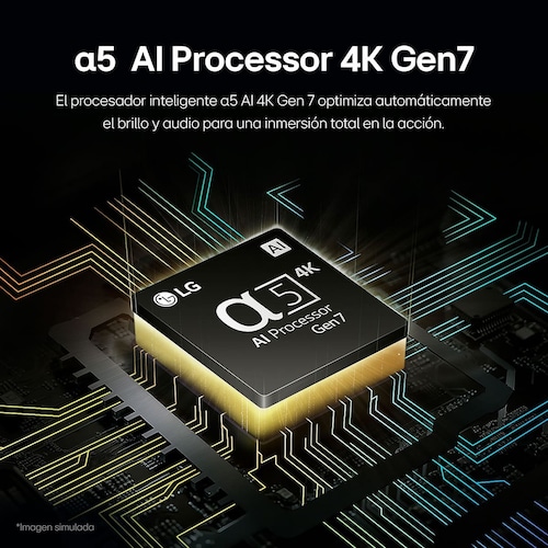 Pantalla LG Qned 65 Pulgadas 4K Smart Tv con Thinq Ai 65Qned80Tsa