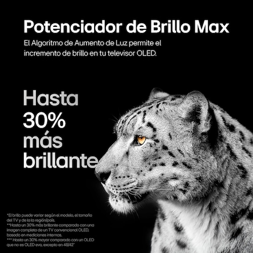Pantalla LG Oled Evo 48 Pulgadas 4K Smart Tv con Thinq Ai Oled48C4Psa