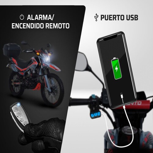 Motocicleta Vento Crossmax 220Cc 2024 Gris