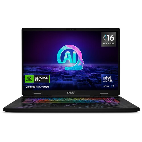 Laptop Gaming Msi Pulse 17 Ai C1Vfkg Nvidia Geforce Rtx 4060 Intel Core Ultra 7 16Gb 1Tb Ssd