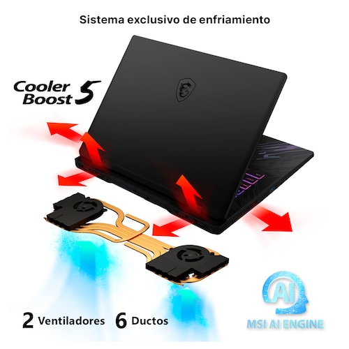 Laptop Gaming Msi Pulse 17 Ai C1Vfkg Nvidia Geforce Rtx 4060 Intel Core Ultra 7 16Gb 1Tb Ssd