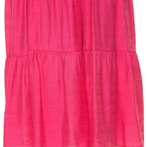 Vestido Largo con Olanes y Smock para Mujer Philosophy Jr Collec