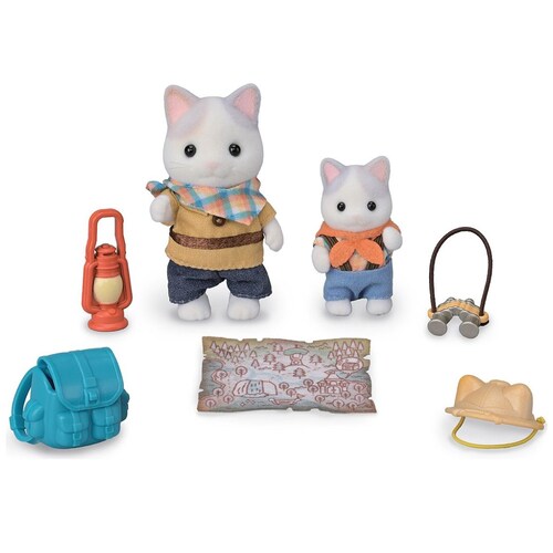 Set de Exploradores, Bebe Gato Latte y Hermano
