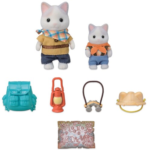 Set de Exploradores, Bebe Gato Latte y Hermano