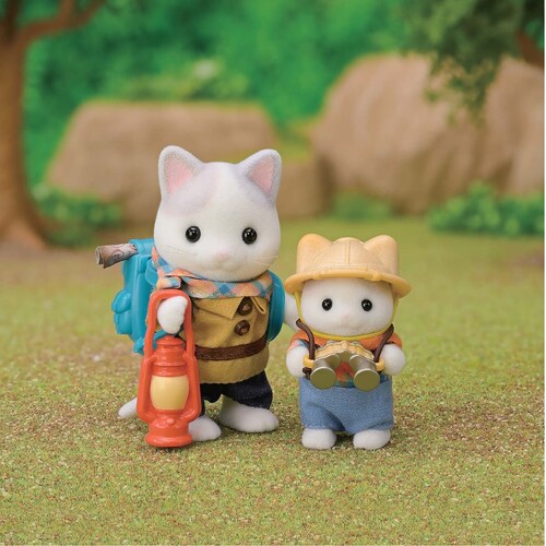 Set de Exploradores, Bebe Gato Latte y Hermano