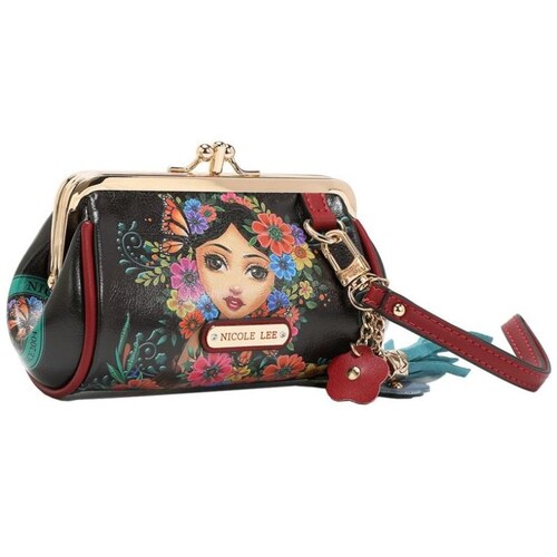 Monedero Alma de Colores Nicole Lee Negro para Mujer