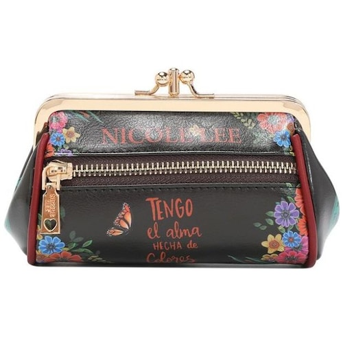 Monedero Alma de Colores Nicole Lee Negro para Mujer