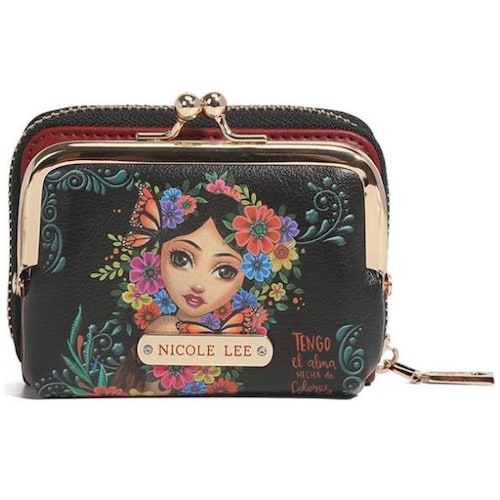 Monedero Alma de Colores Nicole Lee Negro para Mujer
