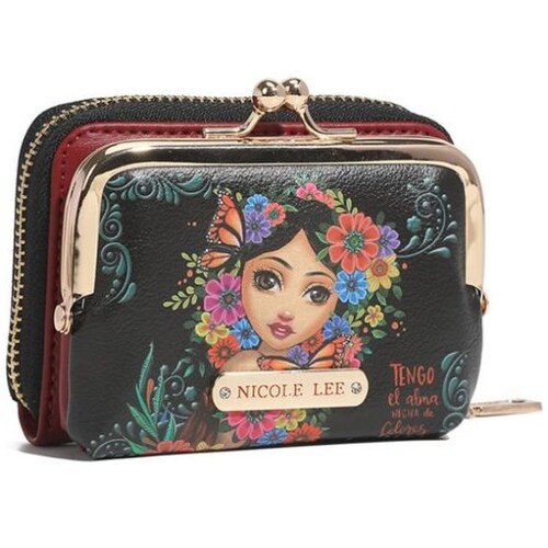 Monedero Alma de Colores Nicole Lee Negro para Mujer