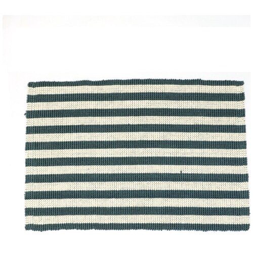 Tapete Home & Details Lineas 60X90Cm Verde/blanco