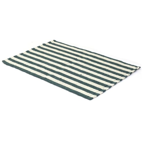 Tapete Home & Details Lineas 60X90Cm Verde/blanco