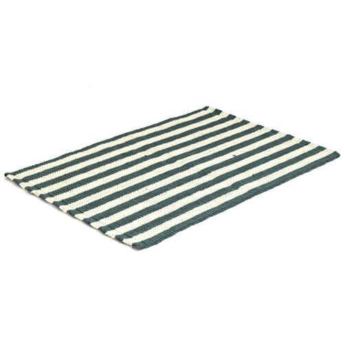 Tapete Home & Details Lineas 60X90Cm Verde/blanco