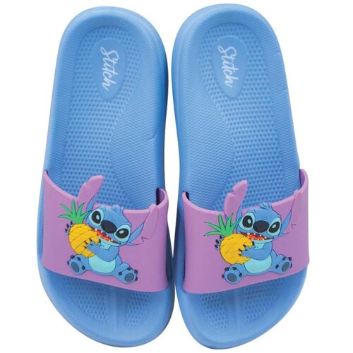 Sandalia Slide Stich Lila Arra