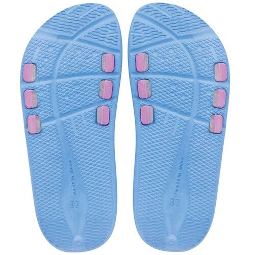 Sandalia Slide Stich Lila Arra
