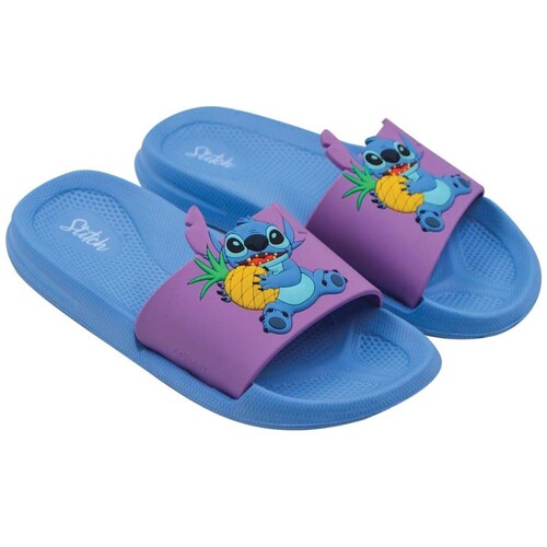 Sandalia Slide Stich Lila Arra